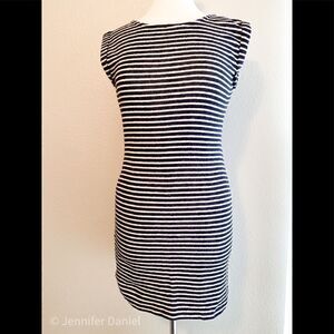 Ann Taylor navy and white beach cover up